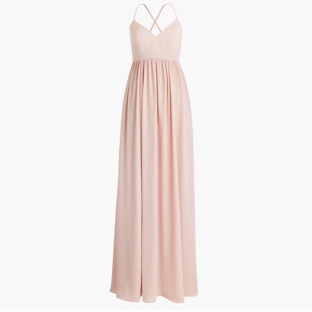J. Crew Long Drapey Spaghetti Strap Maxi Dress Size 2